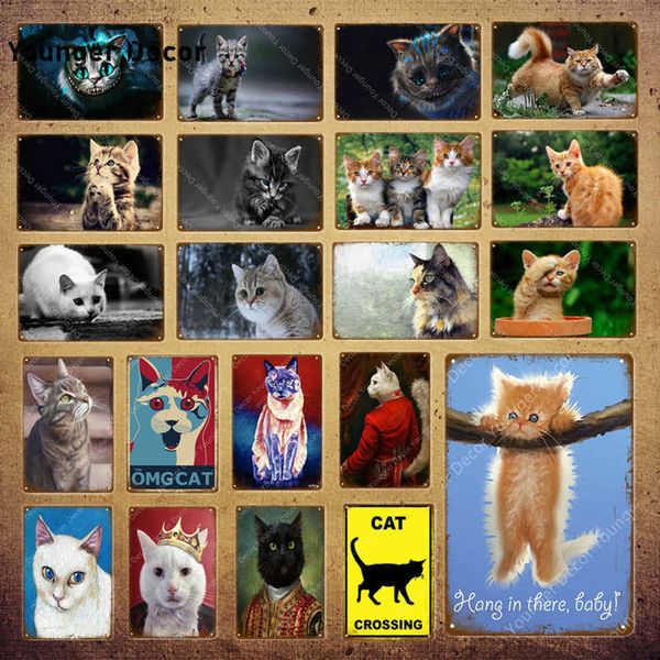 lovely animal cat metal poster vintage art painting signs stickers wall picture kids room decor nordic decoration yi-1461
lovely animal cat metal poster vintage art painting signs stickers wall picture kids room decor nordic decoration yi-1461