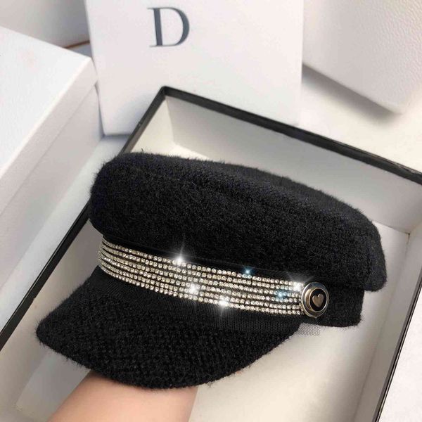 winter new designer mink hair navy cap fashion celebrity style love standard cap versatile female, Black;white
winter new designer mink hair navy cap fashion celebrity style love standard cap versatile female, Black;white