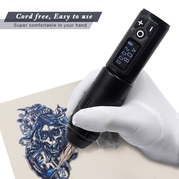 wireless tattoo machine tattoo pen replaceable battery rotary tattoo permanent makeup pen cartridge for body art perfecti
wireless tattoo machine tattoo pen replaceable battery rotary tattoo permanent makeup pen cartridge for body art perfecti