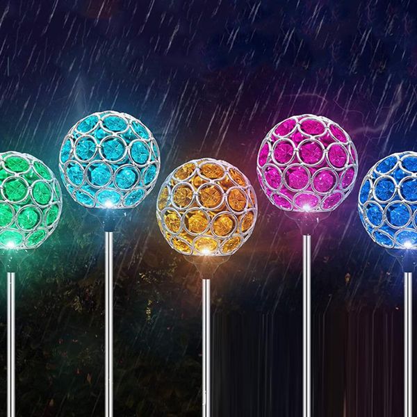 solar lamps 2pcs/set led powered crystal ball highlight night light color changing outdoor garden lawn stake christmas decor land lamp
solar lamps 2pcs/set led powered crystal ball highlight night light color changing outdoor garden lawn stake christmas decor land lamp