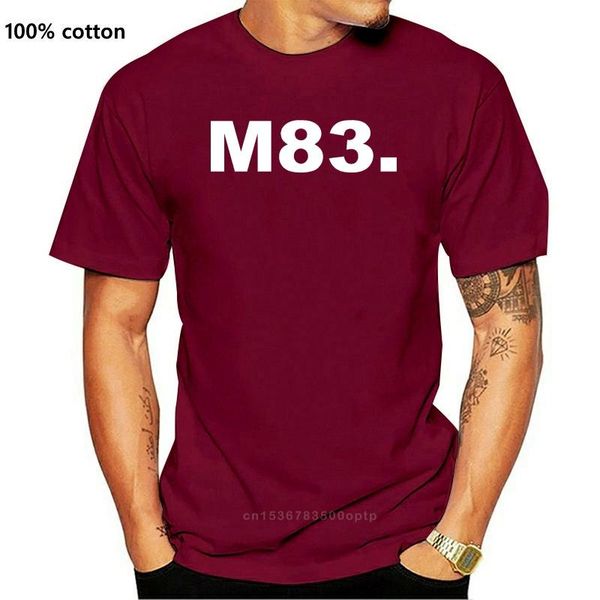 men's t-shirts m83 midnight city t shirt all sizes colours, White;black
