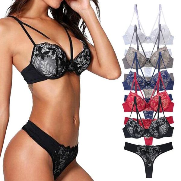 bras sets underwear set cotton push-up bra and panty 3/4 cup brand gather lace lingerie women deep v brassiere, Red;black
bras sets underwear set cotton push-up bra and panty 3/4 cup brand gather lace lingerie women deep v brassiere, Red;black