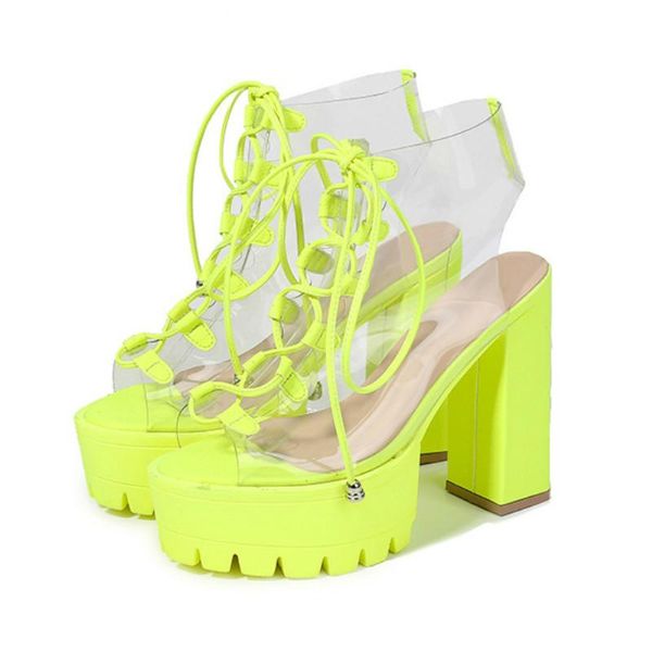 large size sandals cross-border strap fish head pvc women's shoes candy color transparent thick heel cgb, Black
large size sandals cross-border strap fish head pvc women's shoes candy color transparent thick heel cgb, Black