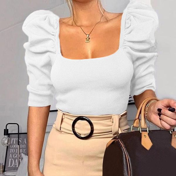 women's blouses & shirts zoki black vintage women blouse puff sleeve square neck casual elegant white slim crop street korean fash
women's blouses & shirts zoki black vintage women blouse puff sleeve square neck casual elegant white slim crop street korean fash