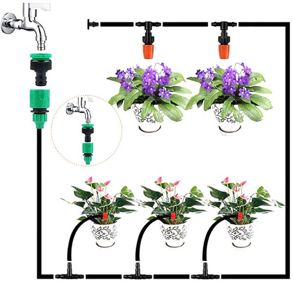 watering equipments 30m 50 nozzle set diy drip irrigation system automatic garden hose micro kits with adjustable drippers
watering equipments 30m 50 nozzle set diy drip irrigation system automatic garden hose micro kits with adjustable drippers