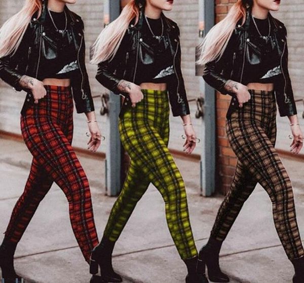 women's leggings 2021 casual pants cross-border stretch pencil plaid high waist, Black
women's leggings 2021 casual pants cross-border stretch pencil plaid high waist, Black