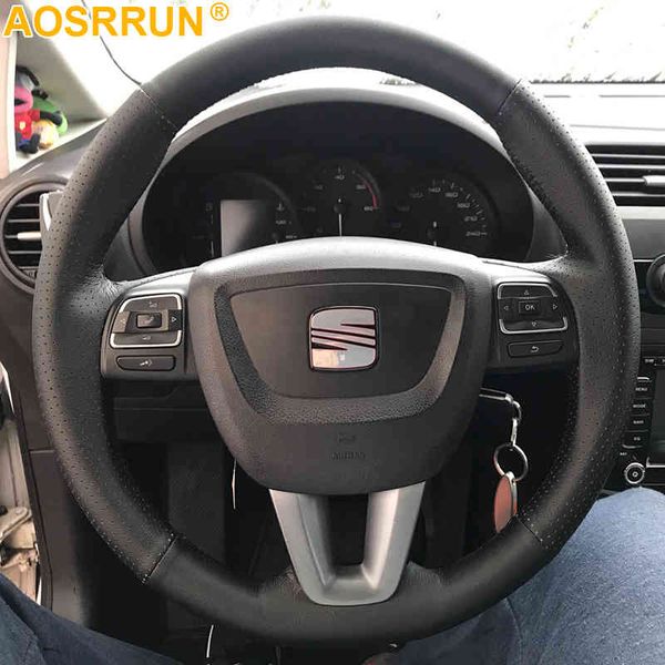 car accessories leather steering wheel cover for seat leon alhambra toledo 2011 2010 2012
car accessories leather steering wheel cover for seat leon alhambra toledo 2011 2010 2012