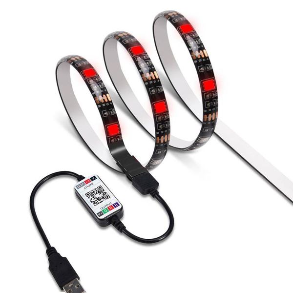 strips 2m 30leds 16 million color strip lights led usb rgb light smartphone app&sound control tape for home bar stage
strips 2m 30leds 16 million color strip lights led usb rgb light smartphone app&sound control tape for home bar stage