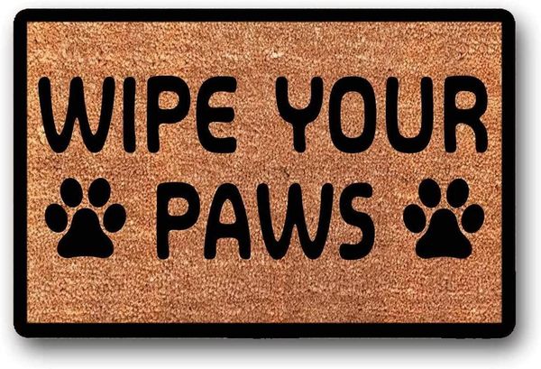 carpets wipe your paws doormat rubber door matc
carpets wipe your paws doormat rubber door matc