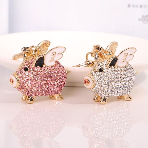 keychains creative key chain gift flying piglet car alloy ring zodiac pig pendant wholesale, Silver
keychains creative key chain gift flying piglet car alloy ring zodiac pig pendant wholesale, Silver