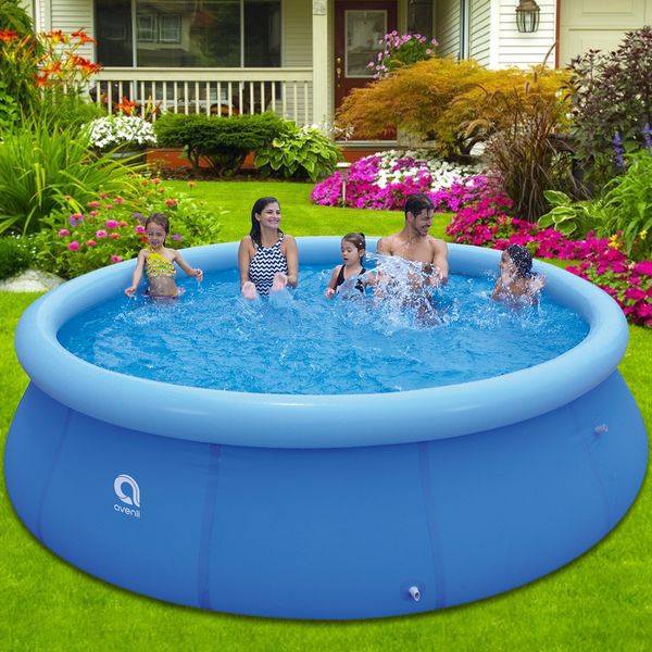 300x76cm large swimming pool inflatable paddling pool thickened pvc garden family garden water play pool for children
300x76cm large swimming pool inflatable paddling pool thickened pvc garden family garden water play pool for children
