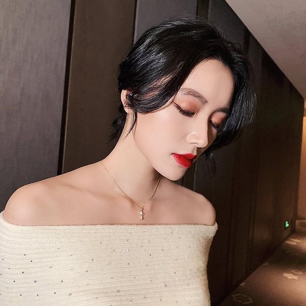 pendant necklaces women's neck chai 2021 fashion trend all-match cute cold wind clavicle chain bamboo simple jewelry ladies necklace go, Silver
pendant necklaces women's neck chai 2021 fashion trend all-match cute cold wind clavicle chain bamboo simple jewelry ladies necklace go, Silver