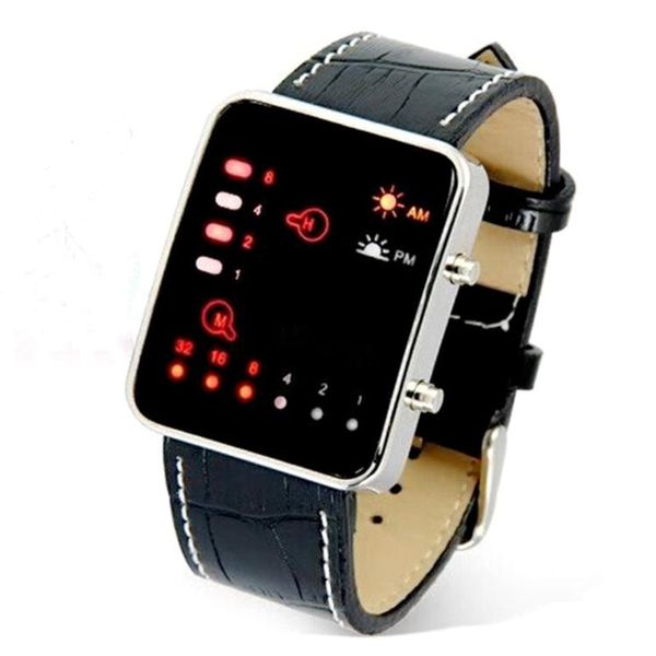 wristwatches men digital gift led display electronic luminous waterproof daily fashion faux leather binary rectangle practical sport watch, Slivery;brown
wristwatches men digital gift led display electronic luminous waterproof daily fashion faux leather binary rectangle practical sport watch, Slivery;brown
