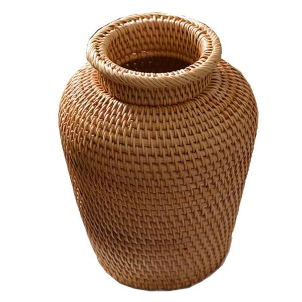 vases autumn rattan woven vase art fashion tabledecoration plants flower pot faddish home gardening supplies
vases autumn rattan woven vase art fashion tabledecoration plants flower pot faddish home gardening supplies
