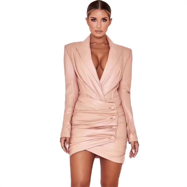 casual dresses pu leather dress deep v long sleeve bottoming short paragraph package hip slim professional ol, Black;gray
casual dresses pu leather dress deep v long sleeve bottoming short paragraph package hip slim professional ol, Black;gray
