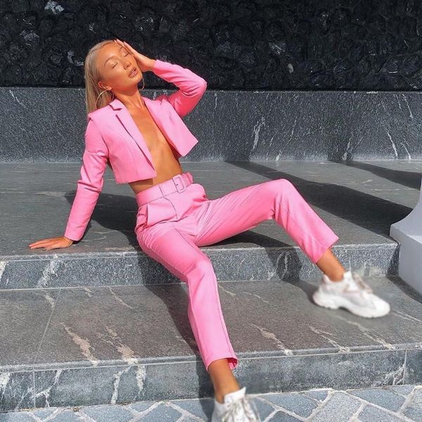 women's suits & blazers neon 2 two piece crop pants sets summer women fashion outfits trousers tracksuit streetwear xgyn, White;black
women's suits & blazers neon 2 two piece crop pants sets summer women fashion outfits trousers tracksuit streetwear xgyn, White;black