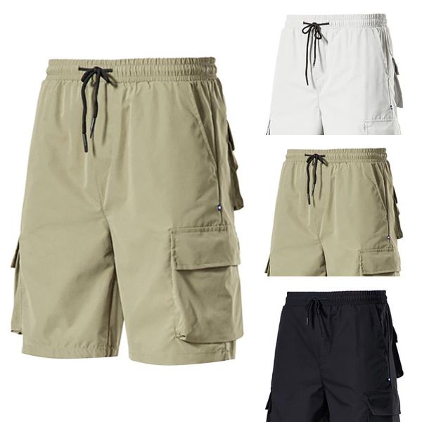 men's shorts summer solid color sports outdoors casual loose drawstring multiple-pockets overalls fitness beach 2021, White;black
men's shorts summer solid color sports outdoors casual loose drawstring multiple-pockets overalls fitness beach 2021, White;black