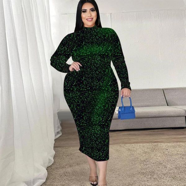 plus size dresses cocktail for women high neck sheath shiny maxi dress green christmas autumn winter elegant female gowns, Black
plus size dresses cocktail for women high neck sheath shiny maxi dress green christmas autumn winter elegant female gowns, Black