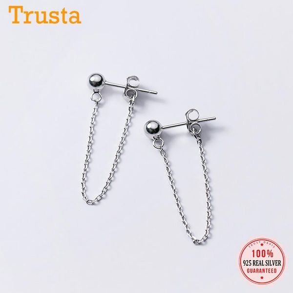 stud trustdavis real 925 sterling silver sweet earrings chain fashion jewelry for women wedding mother's day fine da2032, Golden;silver
stud trustdavis real 925 sterling silver sweet earrings chain fashion jewelry for women wedding mother's day fine da2032, Golden;silver