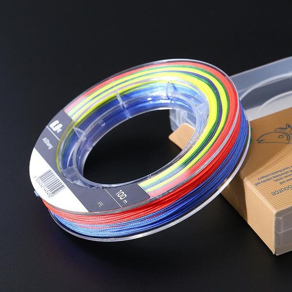 braid line 100m multicolour pe braided wire 8 strands japanese fishing sea saltwater carp
braid line 100m multicolour pe braided wire 8 strands japanese fishing sea saltwater carp