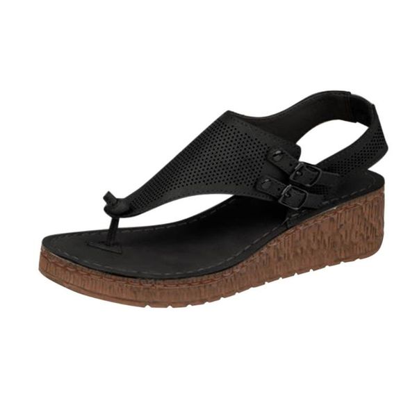 dress shoes summer women's ladies fashion plus size wedges flip sandals beach casual heel open toe, Black
dress shoes summer women's ladies fashion plus size wedges flip sandals beach casual heel open toe, Black
