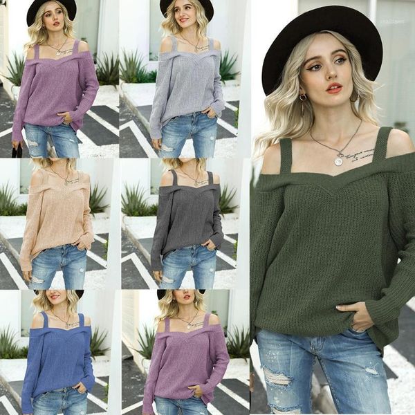 women's sweaters women chunky knitted sweater cutout cold shoulder pullover tunic 2021 autumn long sleeve solid backless straps ju, White;black
women's sweaters women chunky knitted sweater cutout cold shoulder pullover tunic 2021 autumn long sleeve solid backless straps ju, White;black