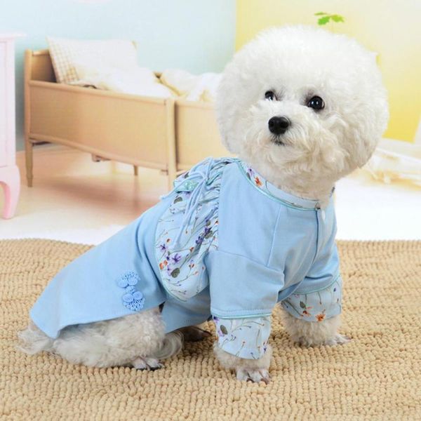 dog apparel summer pet dress cotton clothes breathable clothing puppy elegant skirt 
dog apparel summer pet dress cotton clothes breathable clothing puppy elegant skirt