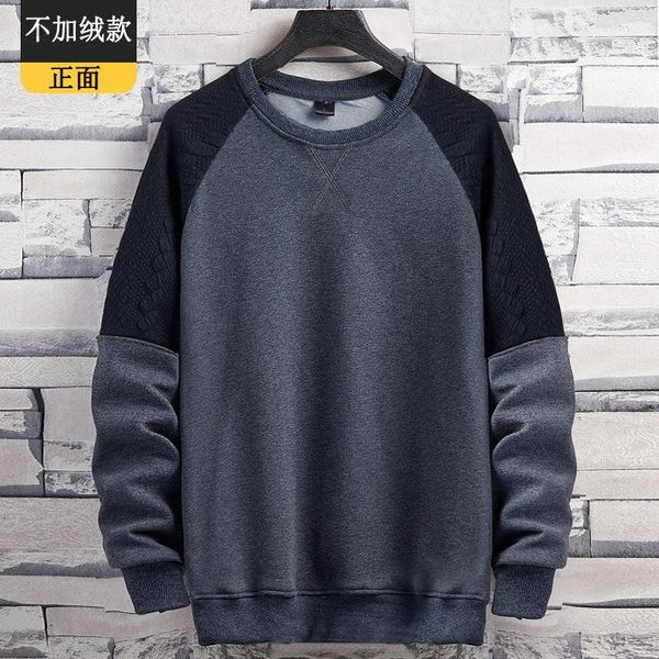 men's hoodies & sweatshirts selling product in 2021 spring fashion round neck sweatshirt stitching contrast color bottoming clothing, Black
men's hoodies & sweatshirts selling product in 2021 spring fashion round neck sweatshirt stitching contrast color bottoming clothing, Black