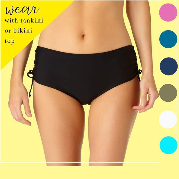 women's panties black lingerie women high waist bikini bottoms one-piece conservative drawstring swimming short bandage intimates, Black;pink
women's panties black lingerie women high waist bikini bottoms one-piece conservative drawstring swimming short bandage intimates, Black;pink