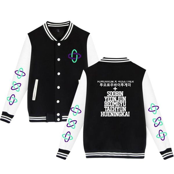 women's jackets kpop txt college women mens letters harajuku varsity jacket baseball coats clothes, Black;brown
women's jackets kpop txt college women mens letters harajuku varsity jacket baseball coats clothes, Black;brown
