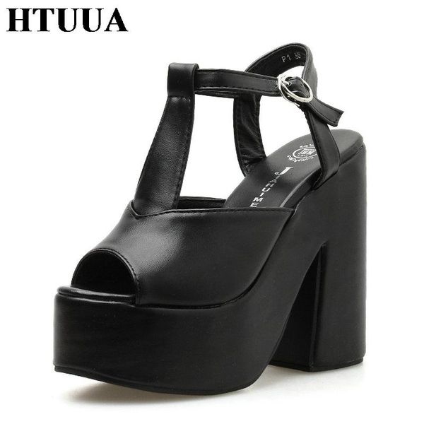 summer women shoes open toe platform sandals female chunky high heels t-strap buckle ladies sx2853, Black
summer women shoes open toe platform sandals female chunky high heels t-strap buckle ladies sx2853, Black