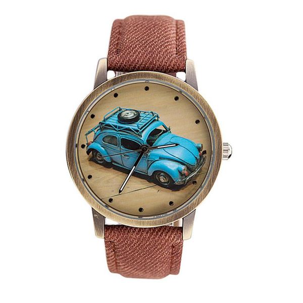 wristwatches concise fashion men retro car pattern dial denim twill strap watch analog men's watches maschi quartz wrist saatler assist, Slivery;brown
wristwatches concise fashion men retro car pattern dial denim twill strap watch analog men's watches maschi quartz wrist saatler assist, Slivery;brown