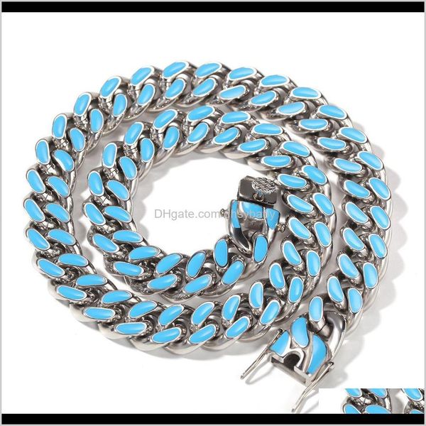 chains & pendants drop delivery 2021 luxury designer jewelry mens necklace 12mm cuban link chain hip hop men iced out rapper statement neckl, Silver
chains & pendants drop delivery 2021 luxury designer jewelry mens necklace 12mm cuban link chain hip hop men iced out rapper statement neckl, Silver