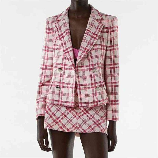 za women two piece set plaid textured blazer and skirt fashion female casual set bb1356 210730, White
za women two piece set plaid textured blazer and skirt fashion female casual set bb1356 210730, White