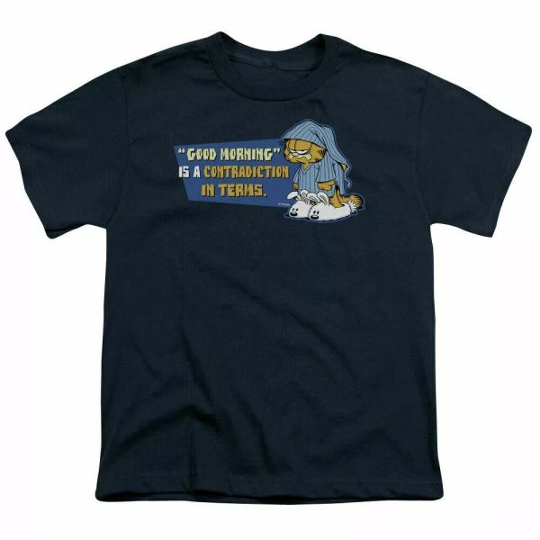 Garfield Contradiction In Terms Kids Youth T Shirt Licensed TV Comic Tee Navy, White;black
Garfield Contradiction In Terms Kids Youth T Shirt Licensed TV Comic Tee Navy, White;black