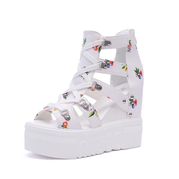 spring women sandals high heel casual ethnic flower floral open toe wedges platform height increasing chunky ladies shoes 0523w, Black
spring women sandals high heel casual ethnic flower floral open toe wedges platform height increasing chunky ladies shoes 0523w, Black