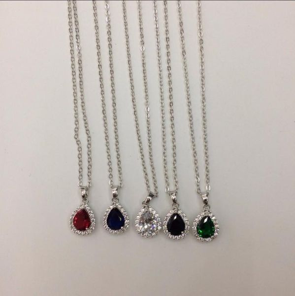 pendant necklaces fym fashion 5 colors water crystal cubic zirconia & pendents link chain for women party jewelry, Silver
pendant necklaces fym fashion 5 colors water crystal cubic zirconia & pendents link chain for women party jewelry, Silver