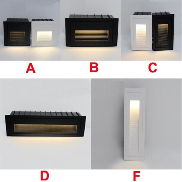 wall lamp 3w 4w led stair steps light black white gray footlight embedded corner ac85v-265v indoor outdoor floor
wall lamp 3w 4w led stair steps light black white gray footlight embedded corner ac85v-265v indoor outdoor floor