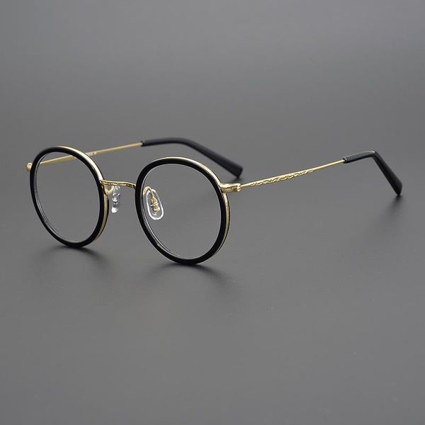 fashion sunglasses frames japanese handmade round titanium glasses frame men retro eyeglasses women myopia reading optical gafas oculos de g, Black
fashion sunglasses frames japanese handmade round titanium glasses frame men retro eyeglasses women myopia reading optical gafas oculos de g, Black