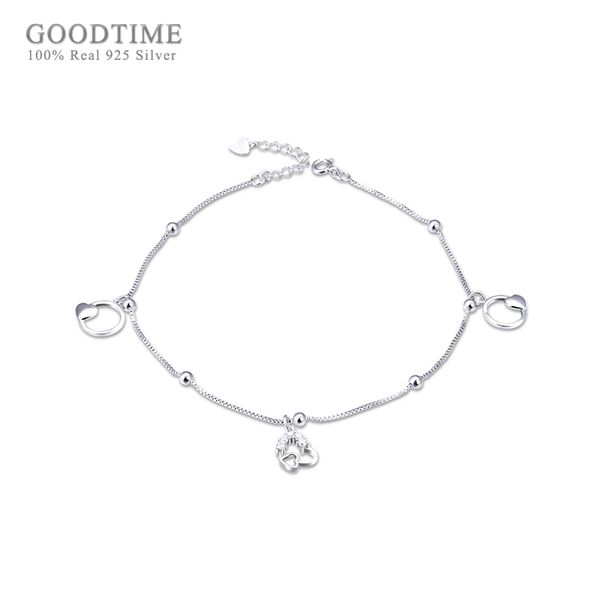 fashion women really 925 sterling silver love heart zircon beads adjustable anklet foot accessories for girl dress up, Red;blue
fashion women really 925 sterling silver love heart zircon beads adjustable anklet foot accessories for girl dress up, Red;blue