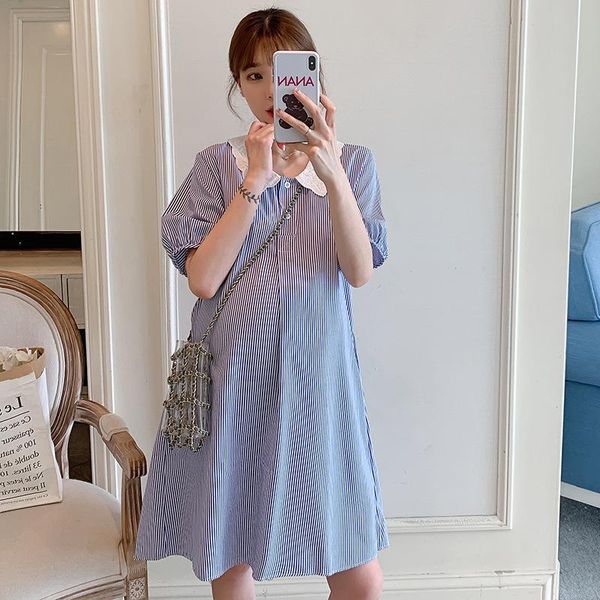 summer maternity dresses plaid cute pregnancy dress loose for pregnant women, White
summer maternity dresses plaid cute pregnancy dress loose for pregnant women, White