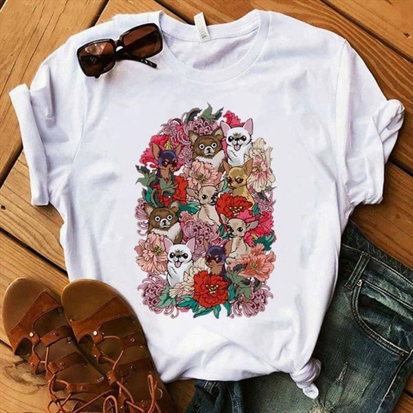 zogankin chihuahua flower print summer womens fashion funny dog design lovely girl tee femme, White
zogankin chihuahua flower print summer womens fashion funny dog design lovely girl tee femme, White
