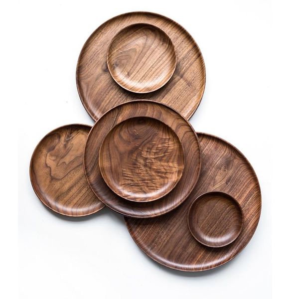 kitchen storage & organization black walnut plate japanese wooden fruit round creative tray tea
kitchen storage & organization black walnut plate japanese wooden fruit round creative tray tea