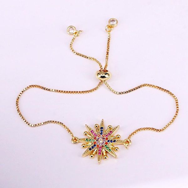 link, chain 3pcs, crystal jewelry cz micro pave colorful starburst bracelets charm rainbow zirconia fashion bangles, Black
link, chain 3pcs, crystal jewelry cz micro pave colorful starburst bracelets charm rainbow zirconia fashion bangles, Black