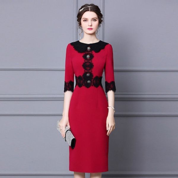 casual dresses office lady wine red annual meeting lace dress spring nail o-neck waist shows thin temperament medium length skirt xl 3jxv, Black;gray
casual dresses office lady wine red annual meeting lace dress spring nail o-neck waist shows thin temperament medium length skirt xl 3jxv, Black;gray