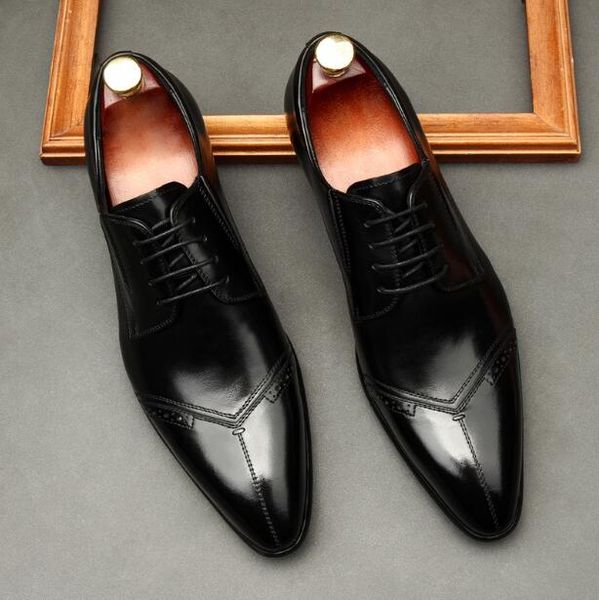 men cowskin european version dress shoes red bottom genuine leather lace-up breathable pointed toes office & career shoes plus size 38~45, Black
men cowskin european version dress shoes red bottom genuine leather lace-up breathable pointed toes office & career shoes plus size 38~45, Black