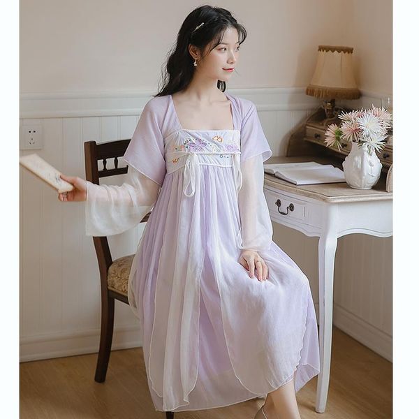 casual dresses retro chinese style hanfu embroidery dress women's chiffon long sleeve cute kawaii square collar lolita princess, Black;gray
casual dresses retro chinese style hanfu embroidery dress women's chiffon long sleeve cute kawaii square collar lolita princess, Black;gray