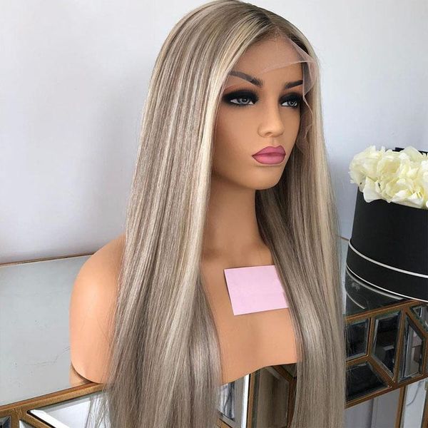 20inch silky straight preplucked remy ombre grey ashy blonde highlight 360 lace front wig for womenwith baby hair human wigs, Black;brown
20inch silky straight preplucked remy ombre grey ashy blonde highlight 360 lace front wig for womenwith baby hair human wigs, Black;brown