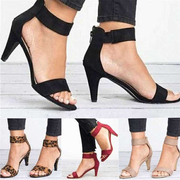 spring women pumps sandals thin high heel open toe zipper suede leopard platform office ladies sandal shoes sapato feminino 211214, Black
spring women pumps sandals thin high heel open toe zipper suede leopard platform office ladies sandal shoes sapato feminino 211214, Black