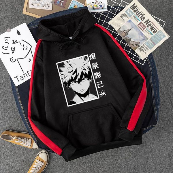 men's hoodies & sweatshirts harajuku anime my hero academia men women long sleeve sweatshirt bakugou katsuki hoodies clothes, Black
men's hoodies & sweatshirts harajuku anime my hero academia men women long sleeve sweatshirt bakugou katsuki hoodies clothes, Black